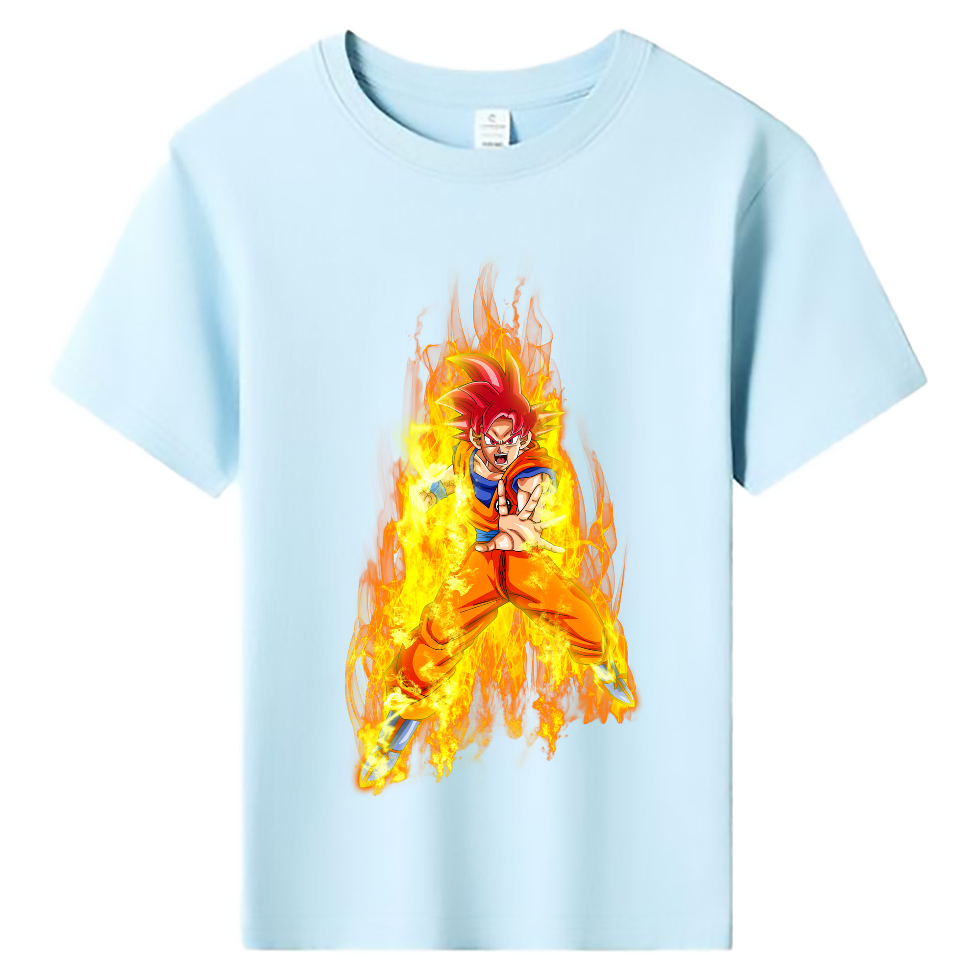 （画像用） ドラゴンボール 孫悟空（そん ごくう）Son Goku カカロット DRAGON BALL Kakarotto 綿100％キッズTシャツ（フロントプリント）